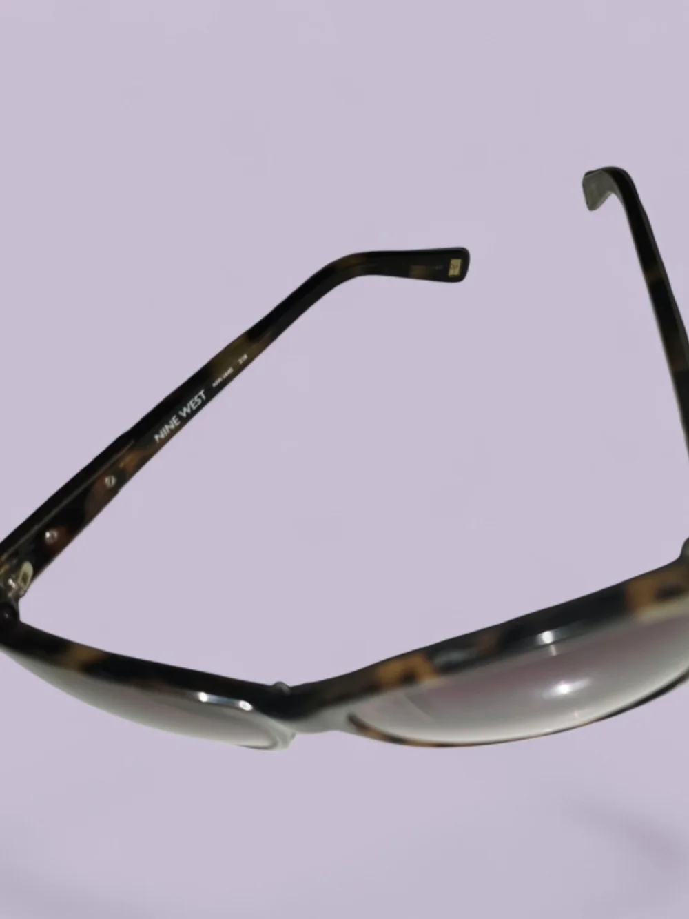 Nine West Tortoiseshell Cat-Eye Sunglasses with Brown Gradient Lenses